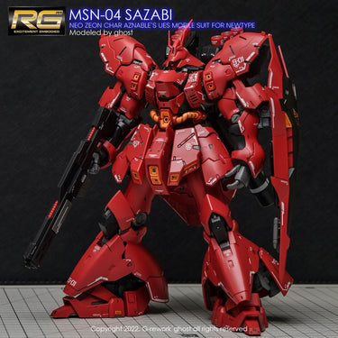 G-Rework CD-RG29 Premium Decal for RG Sazabi (v2.0)